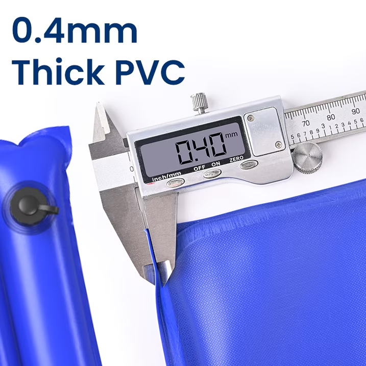 Dual Tubes Pool Water Bags, 10Ft Heavy Duty Winter Water Tube for Inground Pool Cover, PVC Swimming Pool Cover Water Bags, 6 Pack